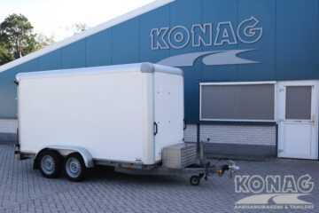 Aerodynamische gesloten aanhangwagen 2700 kg